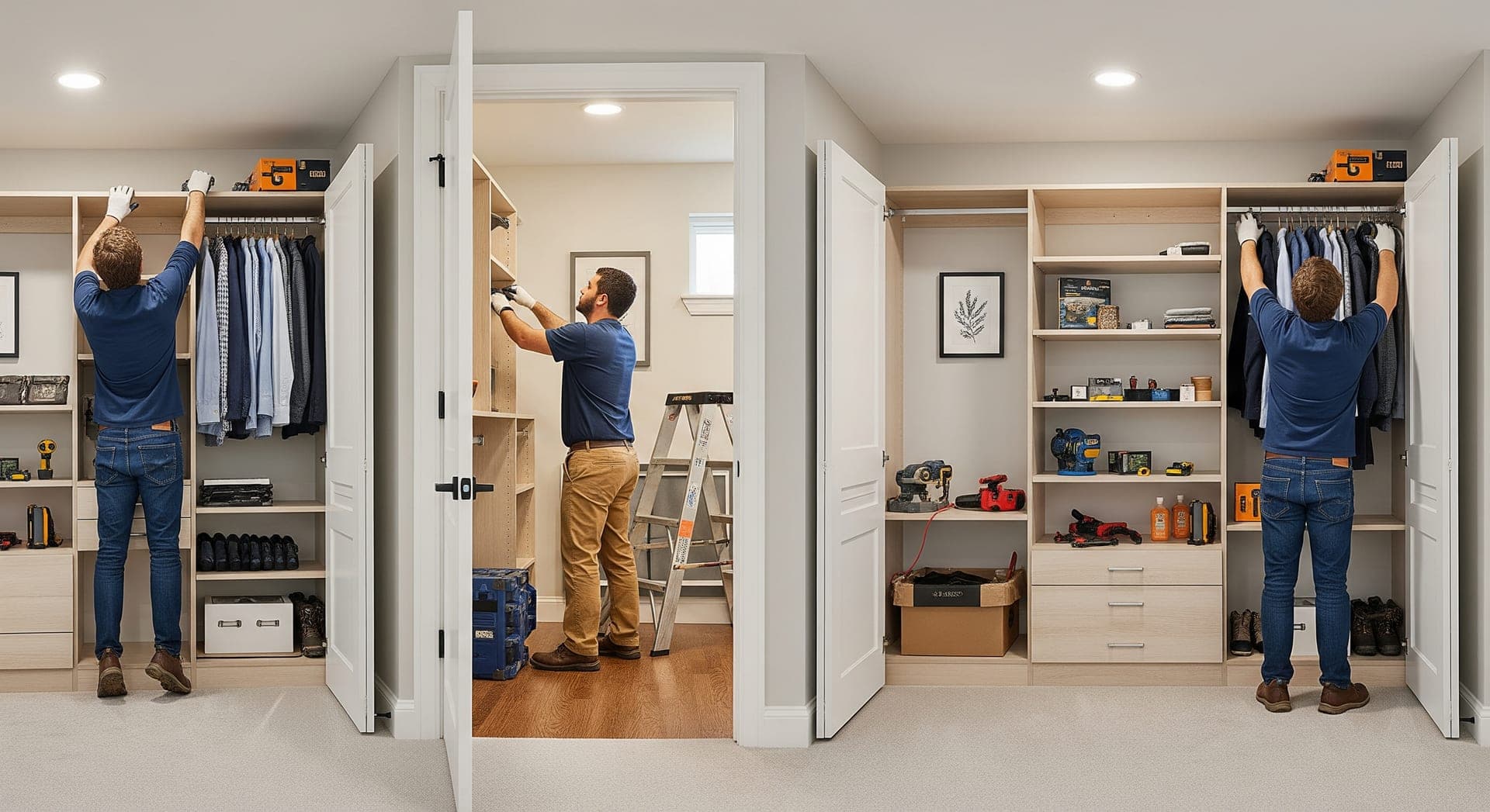 Why Choose UsRemodel for Closet and Shelving System Installation?